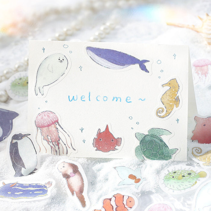 BGM Washi Paper Deco Stickers - Sea Life