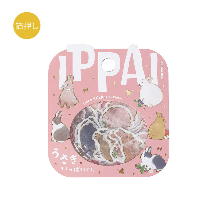 BGM Washi Paper Deco Stickers - Rabbits