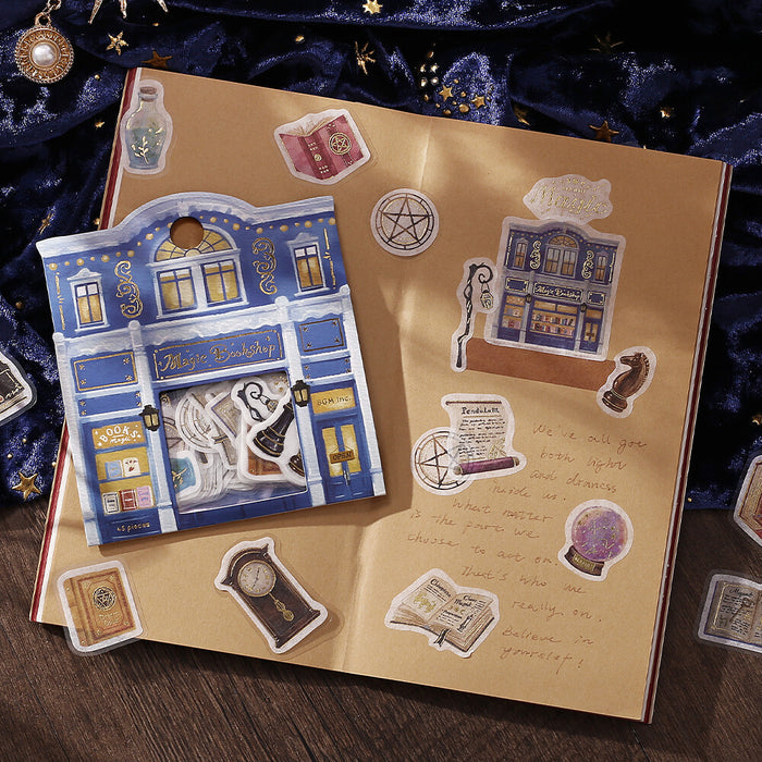 BGM 'Shopping Arcade' Series Washi Paper Deco Stickers - Magic Bookshop