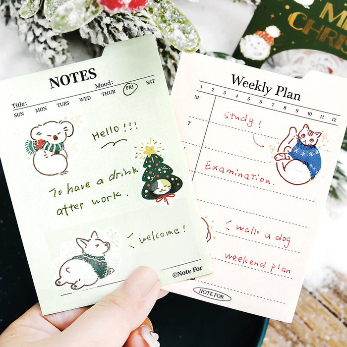 BGM Washi Paper Deco Stickers - Christmas Knit