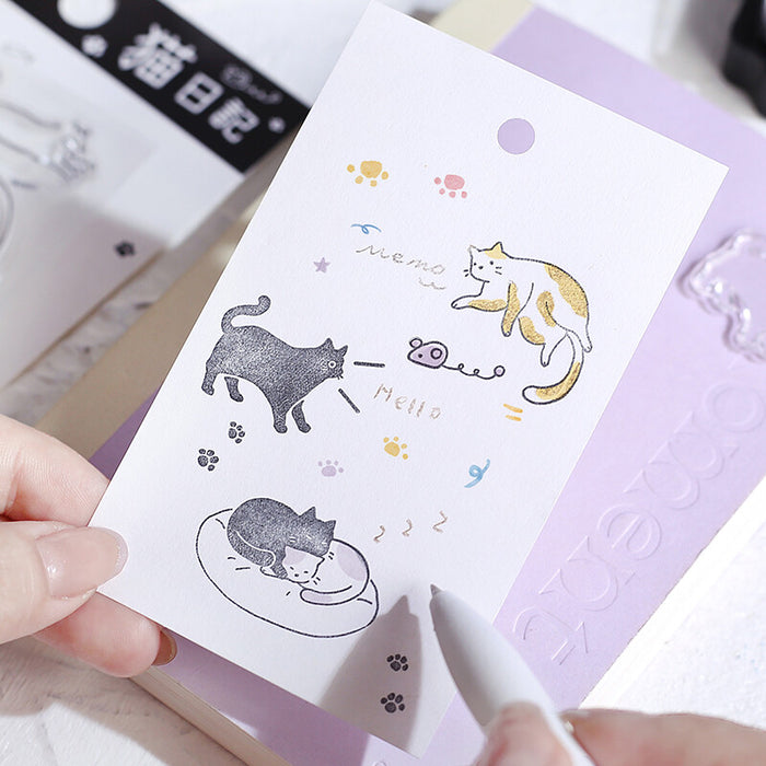 BGM Japan Clear Stamps - Cat Diary