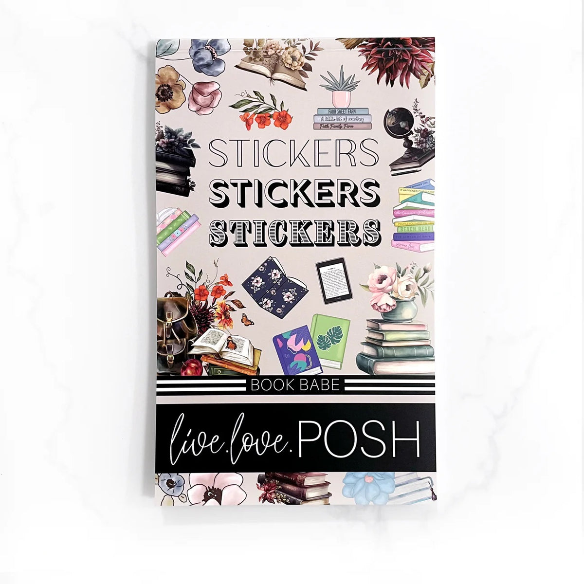 Live Love Posh shops Rainbow Edit sticker book set