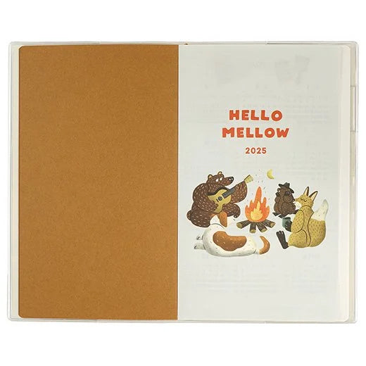 2025 Okataoka Monthly Planner B6 Slim Size Soft Cover