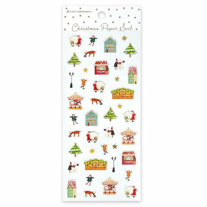 Christmas Paper Stickers - Christmas Market