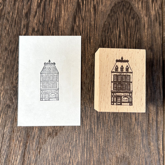 Wood Stamp - Cafe