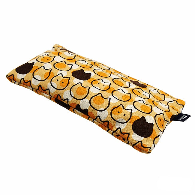 Flat Pen Pouch - Dotted With Cats