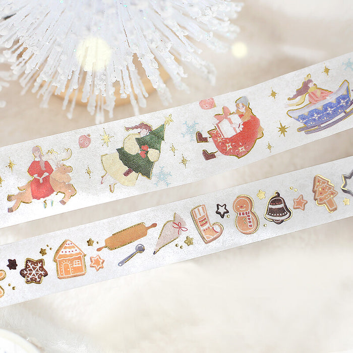 BGM Japan Christmas Washi Tape - Cookie Factory