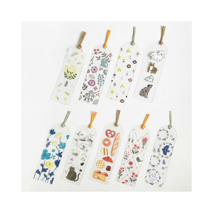 Clear Bookmark - Dried Flowers