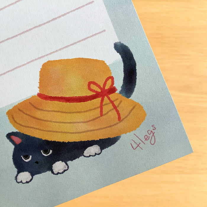 Cranky Cats Letter Writing Paper A6 Size - 20 Sheets