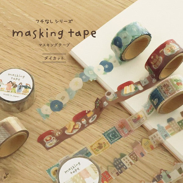 Mind Wave Japan Die Cut Washi Tape - Hana Blue