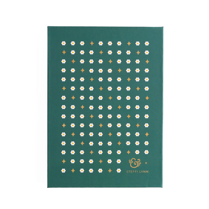 **DAMAGED BOX** Steffi Lynn Flower Trio B5 Dot Grid Notebook