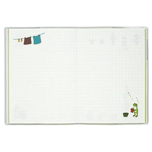 2025 Frog Time Monthly Planner A6 Size Soft Cover - Tea Time