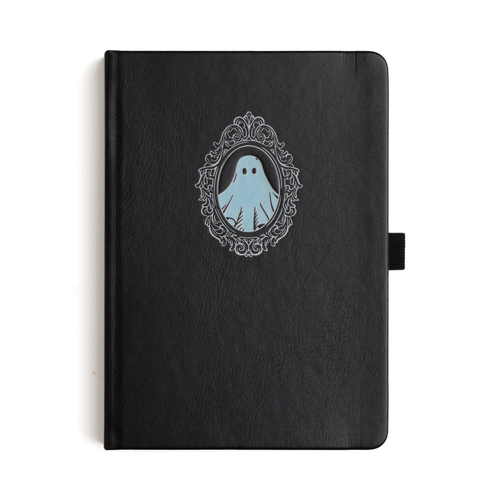 Cute Ghost Dot Grid Notebook