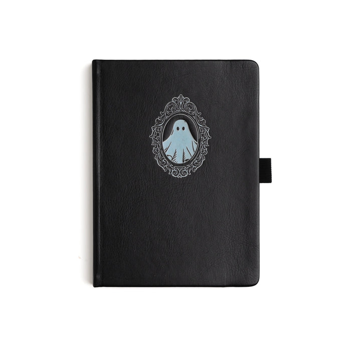 Cute Ghost Dot Grid Notebook