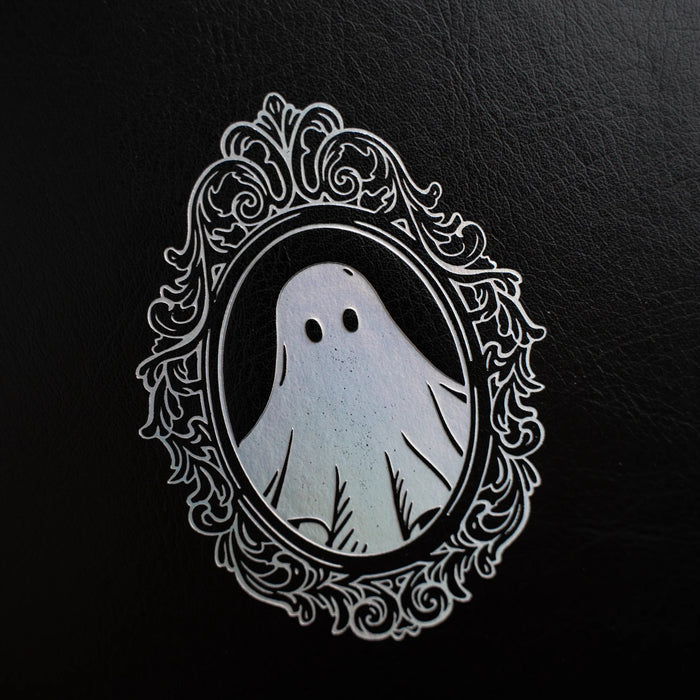 Cute Ghost Dot Grid Notebook