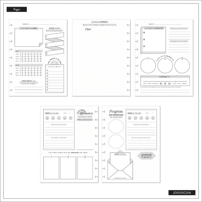 The Happy Planner 'Reflect & Grow' CLASSIC JOURNALING Guided Journal