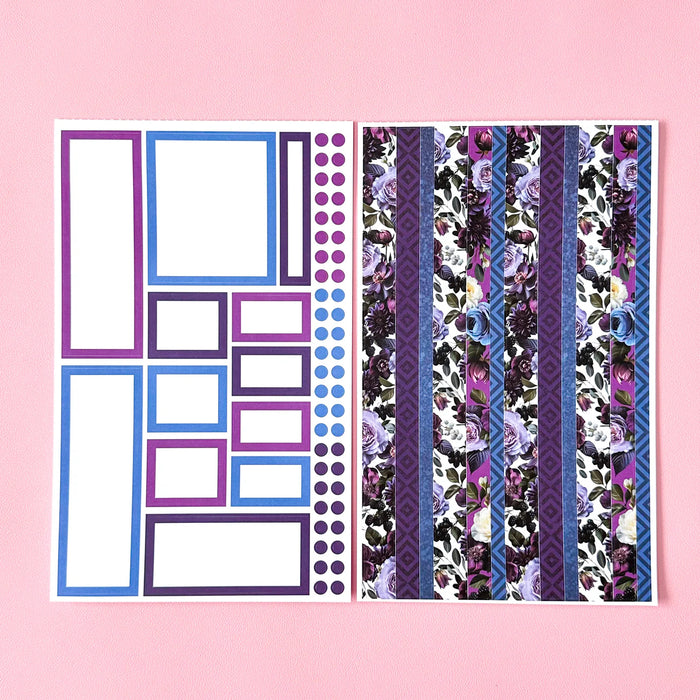 Jewel Tone Blooms Sticker Book