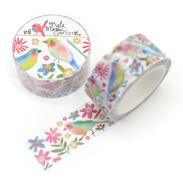 Rainbow Birds Washi Tape