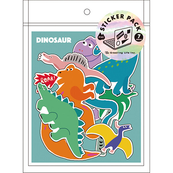 PVC Sticker Pack - Dinosaurs