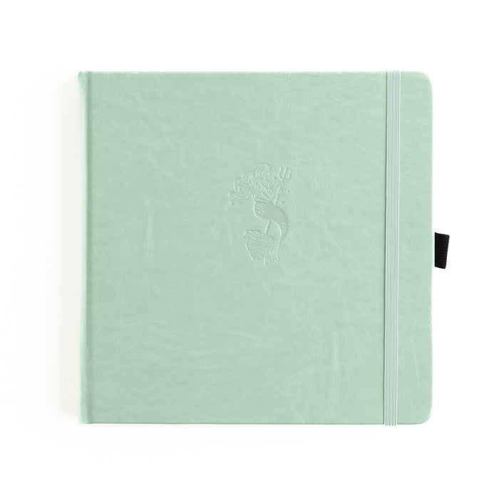 Vintage Mermaid Dot Grid Notebook