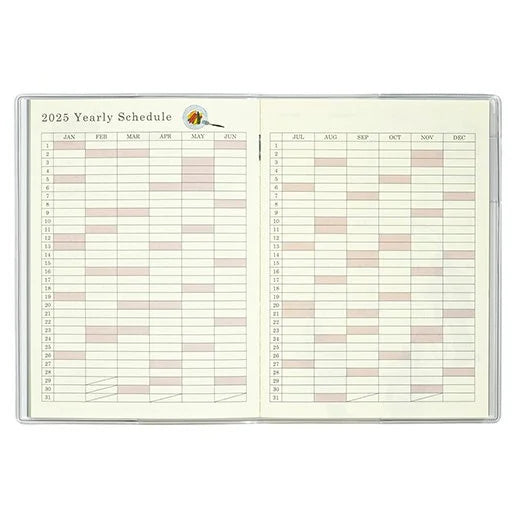 2025 Yusuke Yonezu Monthly Planner A6 Size Soft Cover - Tools