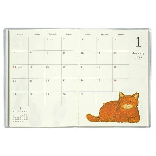 2025 Yusuke Yonezu Monthly Planner A6 Size Soft Cover - Tools