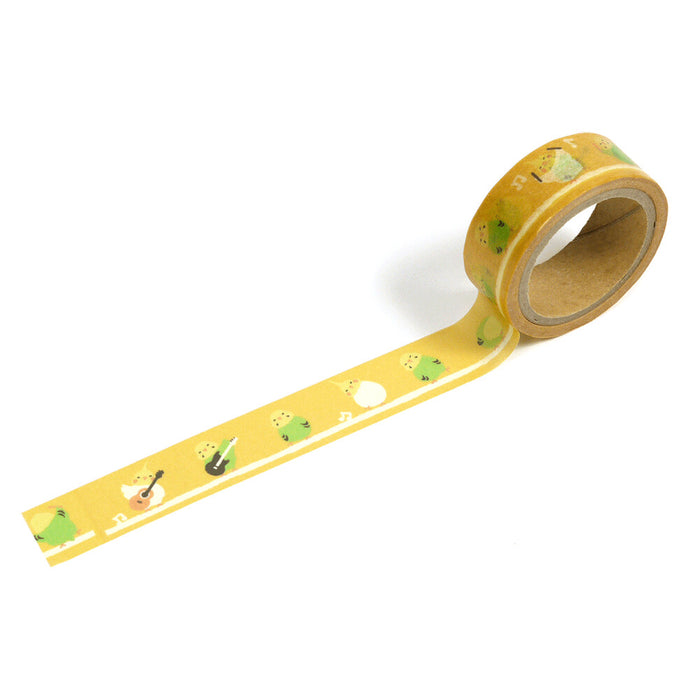 Musical Parakeet Washi Tape