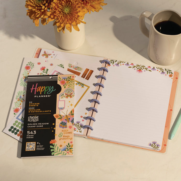 The Happy Planner 'Golden Meadow' CLASSIC Notebook