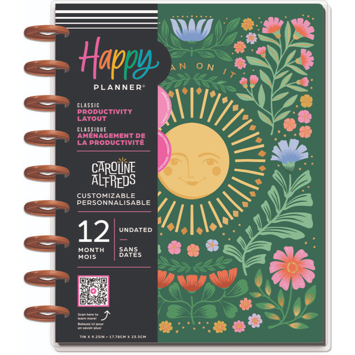 The Happy Planner Undated 'Golden Meadow' CLASSIC PRODUCTIVITY Happy Planner - 12 Months