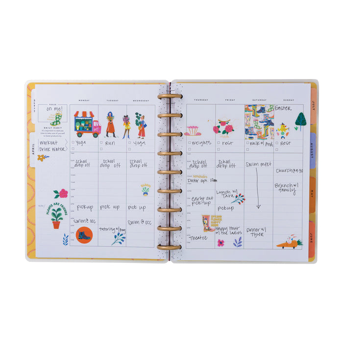 The Happy Planner Undated 'Golden Meadow' CLASSIC PRODUCTIVITY Happy Planner - 12 Months