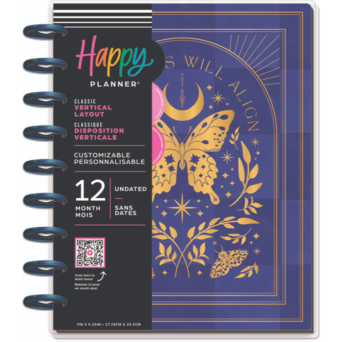 The Happy Planner Undated 'Share Your Magic' CLASSIC VERTICAL Happy Planner - 12 Months