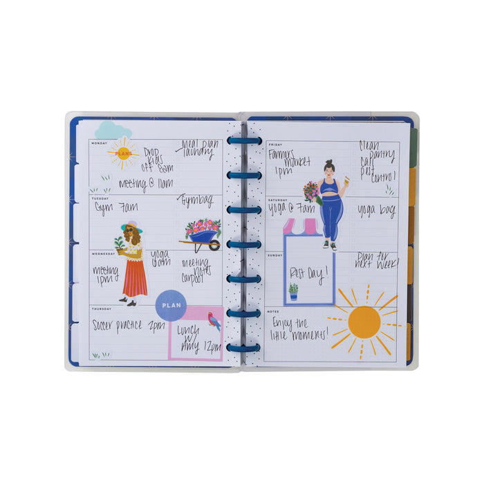 The Happy Planner Undated 'Share Your Magic' MINI HORIZONTAL Happy Planner - 12 Months