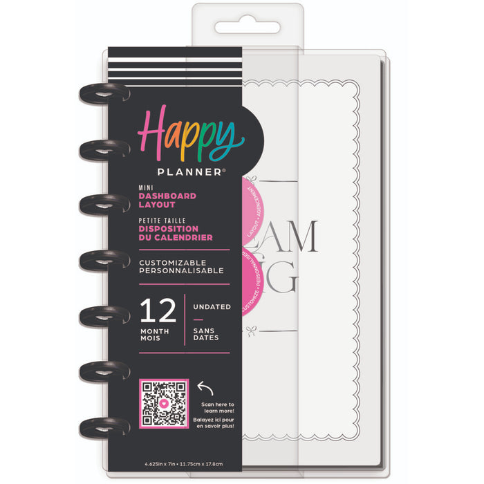 The Happy Planner Undated 'Sweet & Simple' MINI DASHBOARD Happy Planner - 12 Months