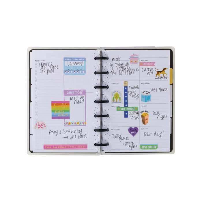 The Happy Planner Undated 'Sweet & Simple' MINI DASHBOARD Happy Planner - 12 Months