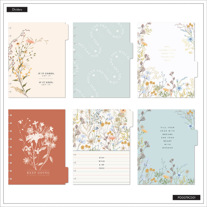The Happy Planner Undated 'Spring Fields' CLASSIC DASHBOARD Happy Planner - 12 Months