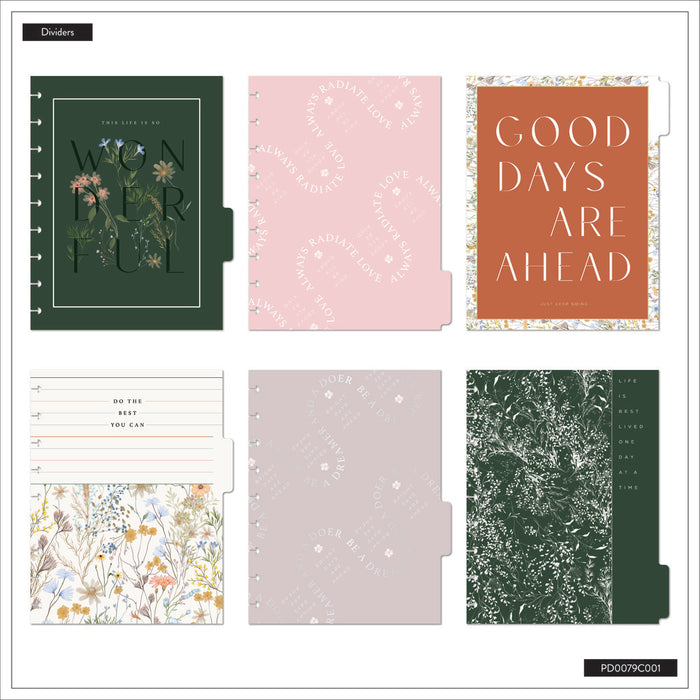 The Happy Planner Undated 'Spring Fields' CLASSIC DASHBOARD Happy Planner - 12 Months
