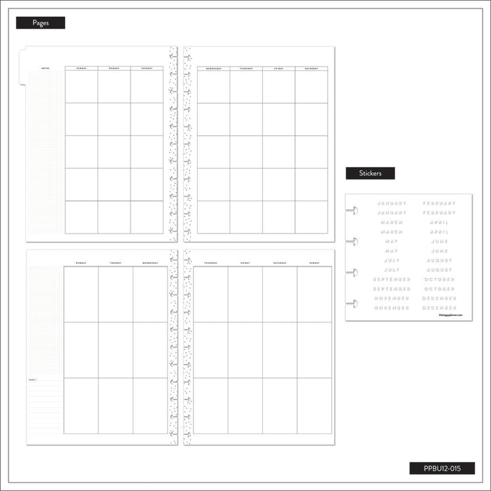 The Happy Planner Undated 'Simple Joys' BIG VERTICAL Happy Planner - 12 Months