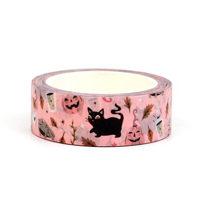 Pink Halloween Washi Tape