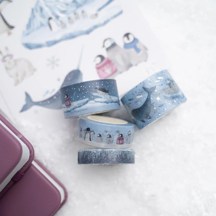 Polar Penguin Washi Tape Set