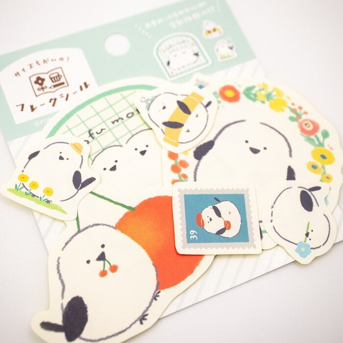 Paper Flake Stickers - Fluffy Little Birds