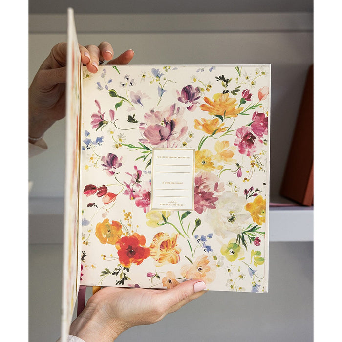 Heirloom Recipe Book Journal - Ranunculus