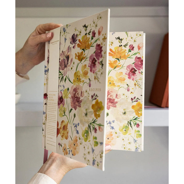 Heirloom Recipe Book Journal - Ranunculus