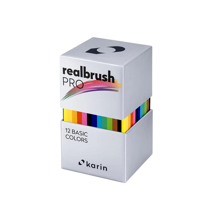 RealBrush Pro Brush Pen Set - 12 Basic Colours