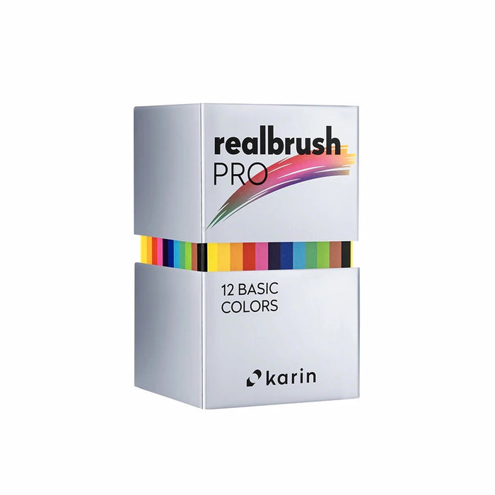 RealBrush Pro Brush Pen Set - 12 Basic Colours