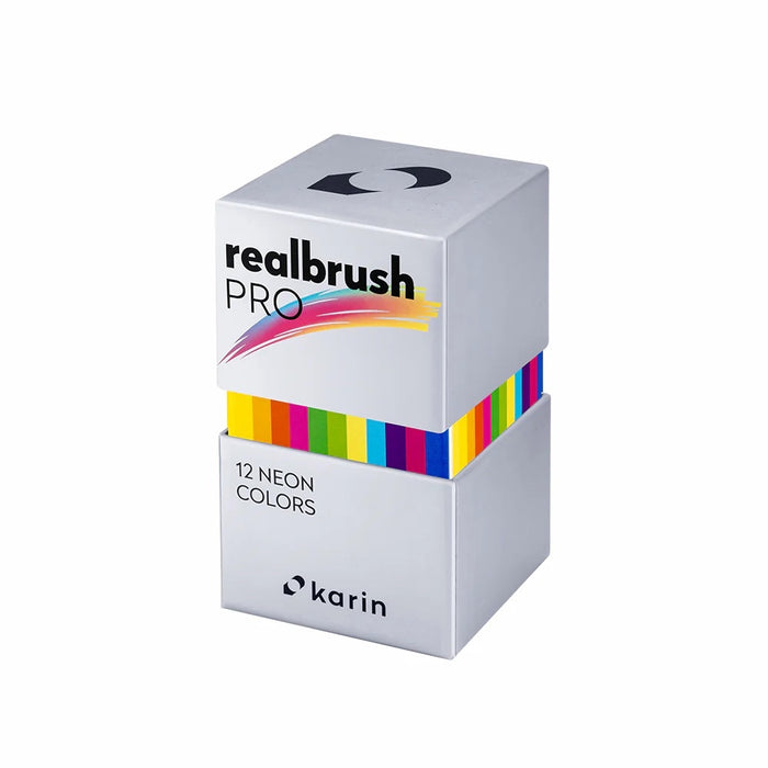 RealBrush Pro Brush Pen Set - 12 Neon Colours