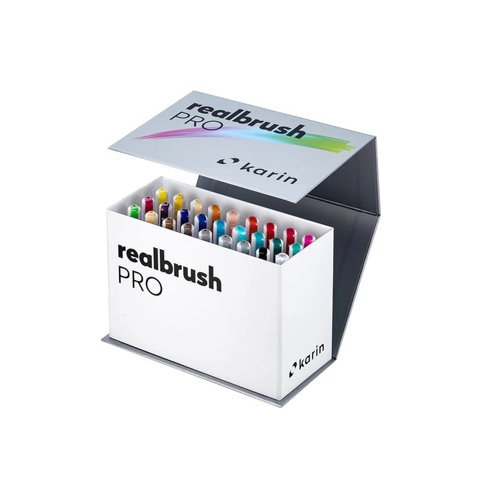 RealBrush Pro Brush Pen Mini Box - 26 Colours + Blender