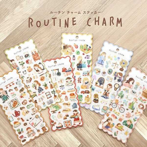 Mind Wave 'Routine Charm' Series Stickers - Interior