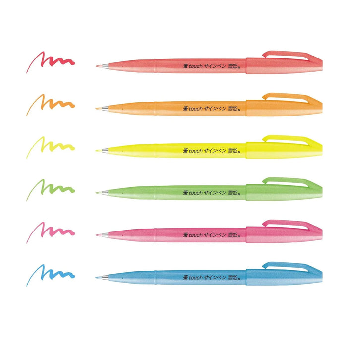 Pentel Arts 'Brush Up!' Brush Pens - Neon Colours (Singles)