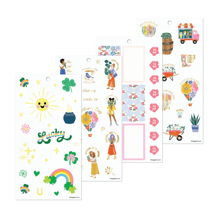 The Happy Planner CLASSIC Value Pack Stickers - Spring Sensations - 30 Sheets