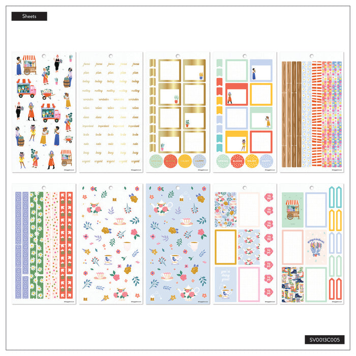 The Happy Planner CLASSIC Value Pack Stickers - Spring Sensations - 30 Sheets